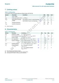 PUSB3FR6Z Datasheet Page 3