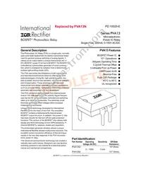 PVA1352 Datasheet Cover