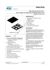 PWD13F60 Datasheet Cover