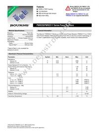 PWR221-2FCR750F Datasheet Cover