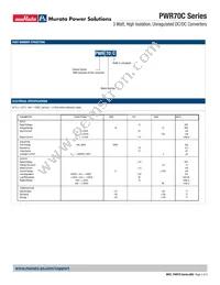 PWR70C Datasheet Page 2