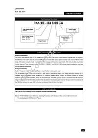 PXA15-48S3P3/NT Datasheet Page 23