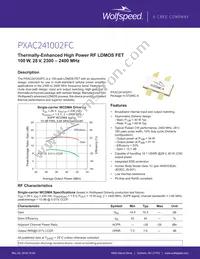 PXAC241002FC-V1-R2 Datasheet Cover
