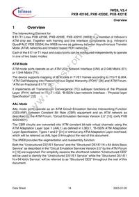 PXB4220E-V33 Datasheet Page 14