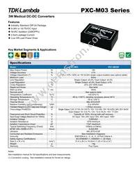 PXCM0324WD12A Datasheet Cover