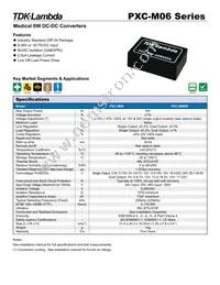 PXCM0648WD15A Datasheet Cover