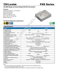 PXE3048WD15 Datasheet Cover