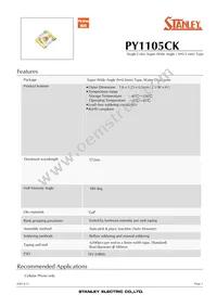 PY1105CK-TR Datasheet Cover
