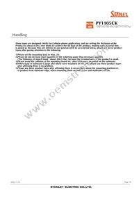 PY1105CK-TR Datasheet Page 10
