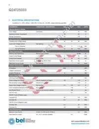 Q24T25033-NBC0G Datasheet Page 2