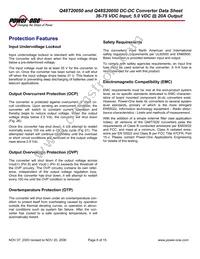 Q48T20050-NAC0G Datasheet Page 8