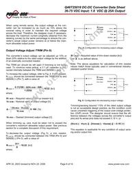 Q48T25018-NBB0 Datasheet Page 6