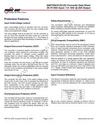 Q48T25018-NBB0 Datasheet Page 7