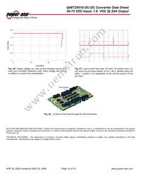 Q48T25018-NBB0 Datasheet Page 14