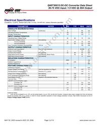 Q48T30015-NBB0 Datasheet Page 2