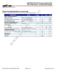 Q48T30015-NBB0 Datasheet Page 3