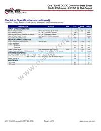 Q48T30033-NAAC Datasheet Page 3