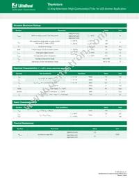 Q6012LH1LED Datasheet Page 2