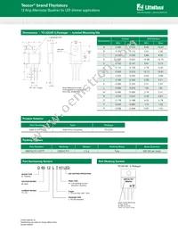 Q6012LTH1LED Datasheet Page 6