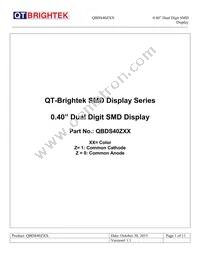 QBDS400R Datasheet Cover