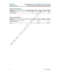 QBE025A0B1-P Datasheet Page 4