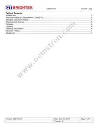 QBED8160 Datasheet Page 2