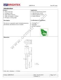 QBED8160 Datasheet Page 3