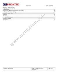 QBED8240 Datasheet Page 2