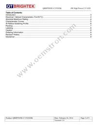 QBHP5050E-UV385BK Datasheet Page 2