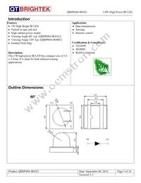 QBHP684-IR4BU Datasheet Page 3