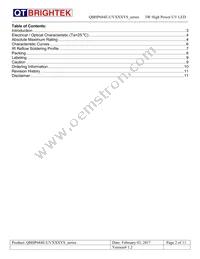 QBHP684E-UV385BS Datasheet Page 2