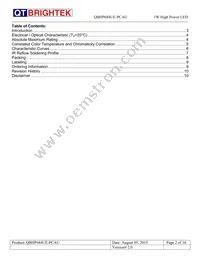 QBHP684UE-PCAU Datasheet Page 2