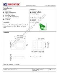 QBHP686-IWH-WW Datasheet Page 3