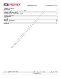 QBHP686-IWK-NW Datasheet Page 2