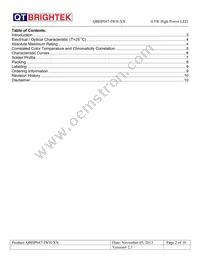 QBHP687-IWH-WW Datasheet Page 2