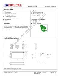 QBHP687-IWH-WW Datasheet Page 3