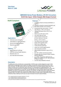 QBK020A0B1 Datasheet Cover