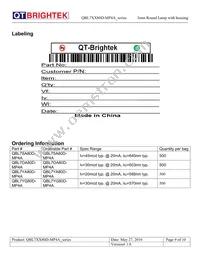 QBL7YA80D-MP4A Datasheet Page 9