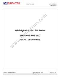QBLP600-RGB Datasheet Cover