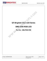 QBLP600-RIB Datasheet Cover