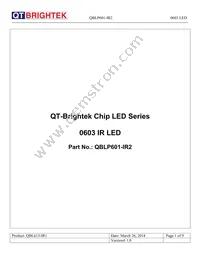 QBLP601-IR2 Datasheet Cover