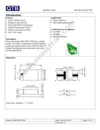 QBLP601-OIW Datasheet Page 3