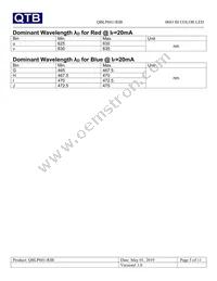 QBLP601-RIB Datasheet Page 5