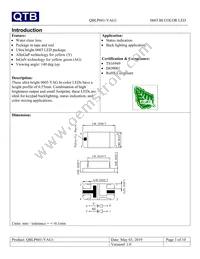 QBLP601-YAG1 Datasheet Page 3