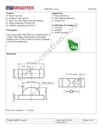 QBLP610-Y Datasheet Cover