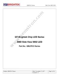 QBLP612-IG Datasheet Cover