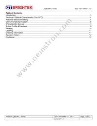 QBLP612-IG Datasheet Page 2