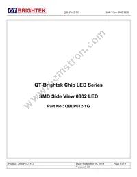 QBLP612-YG Datasheet Cover