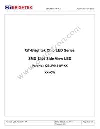 QBLP615-IW-CW Datasheet Cover
