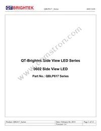 QBLP617-AG Datasheet Cover